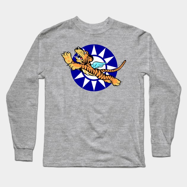 Flying Tigers Long Sleeve T-Shirt by MBK